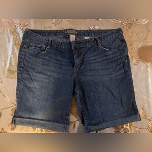 Arizona Jean Company Women's Dark Blue Jean Shorts